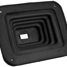 Shifter Dust Cover, Rubber Shifter Boot Gear Panel Dust Cover 5 5/8in x 6 3/4in Manual Automatic 350