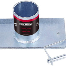 NBJINGYI Trailer Jack Foot Plate 2000LBS Capacity with Pin Base for A-Frame Boat RV Camper Removable Fits 2" Jacks