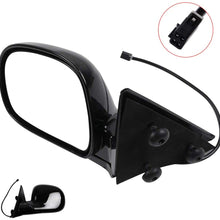 ROADFAR Side View Mirror Left Side Mirror Fit Compatible with 1995-1997 Chevy Blazer S10 1994-1997 Chevy S10 Pickup S-15 Power Adjustment Manual Folding Non-Heated 15150851 GM1320126