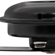 OCPTY Motorcycle Electric Horn 105DB Scooter Round Horn Speaker for ATV Bicycle Motorcycle,Black