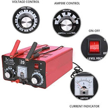 Battery Charger Automotive 48V 12V 24V 36V 60V 72V Automatic Maintain,40-150Ah 12Amp Max,Volt-Current Manually Adjusted, Clips Ammeter, for Golf Cart Car Truck RV Marine Yacht Mower AGM SLA ATV