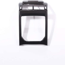 CHEYA Carbon Fiber Rear Row Air Conditioner Outlet Vent Frame Trim 1pc for Land Rover Range Rover Evoque 2012-2017