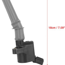 X AUTOHAUX 1L2U-12A366-AA Ignition Coil Black Auto Parts for Ford for Lincoln for Mercury 1997-2017