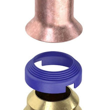 FlareSeal 10 Pack 1/4" Model FS04-10PK Leak Free SAE Flare Connections - Refrigerant - Refrigeration, HVAC, Ductless or Mini Split. Thread Lock Coated Copper Gasket Crush Seal (10, 1/4") …