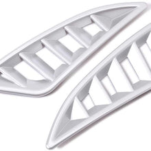 Kadore for Mazda 6 M6 Atenza 2017 2018 Interior Front Air Condition Vent Outlet Cover Trim Bezel ABS Matte 2PCS/Set