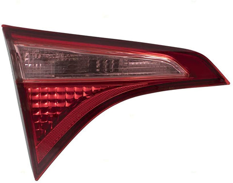 Brock Replacement Drivers Tail Light Lid Mounted Tail Lamp Compatible with 17-19 Corolla 8159002A50 TO2802135
