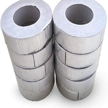 Aluminum Foil Tape,1 Roll Sealed Waterproof Tape Butyl Rubber Aluminium Foil Tape for Pipes Patch Holes Cracks Patch Shield Power Tape