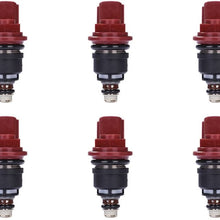 Catinbow 1660010Y00 6PCS Engine Fuel Injector Set for Nissan 300ZX Jecs 3.0L Infiniti