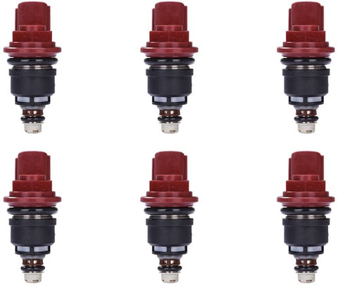 Catinbow 1660010Y00 6PCS Engine Fuel Injector Set for Nissan 300ZX Jecs 3.0L Infiniti