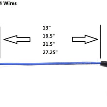 Cable Master High Performance Spark Plug Wires Compatible with Acura Integra 1994-2001 1986-1990 Honda CR-V 1997-1998 1.6 1.7 1.8 2.0 Blue Wire