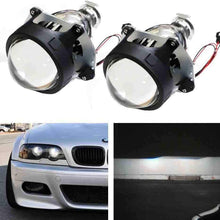 iJDMTOY (2) 3.0-Inch H1 Bi-Xenon HID Projector Lens Compatible With Headlights Retrofit, Custom Headlamps Conversion