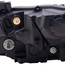 Brock Replacement Passenger LED Headlight Compatible with 16-19 Civic