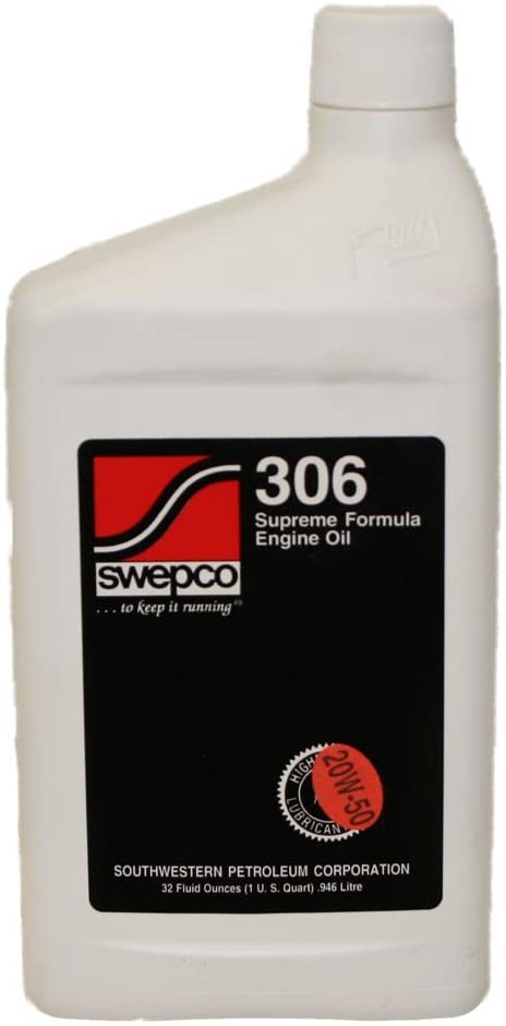 Swepco 306 Motor Oil, 20w50
