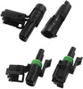 (10 Pcs) MCIGICM 2 Pin Way 20-14 AWG Waterproof Electrical Connector 1.5mm Series Terminals Quick Locking Wire Harness Sockets