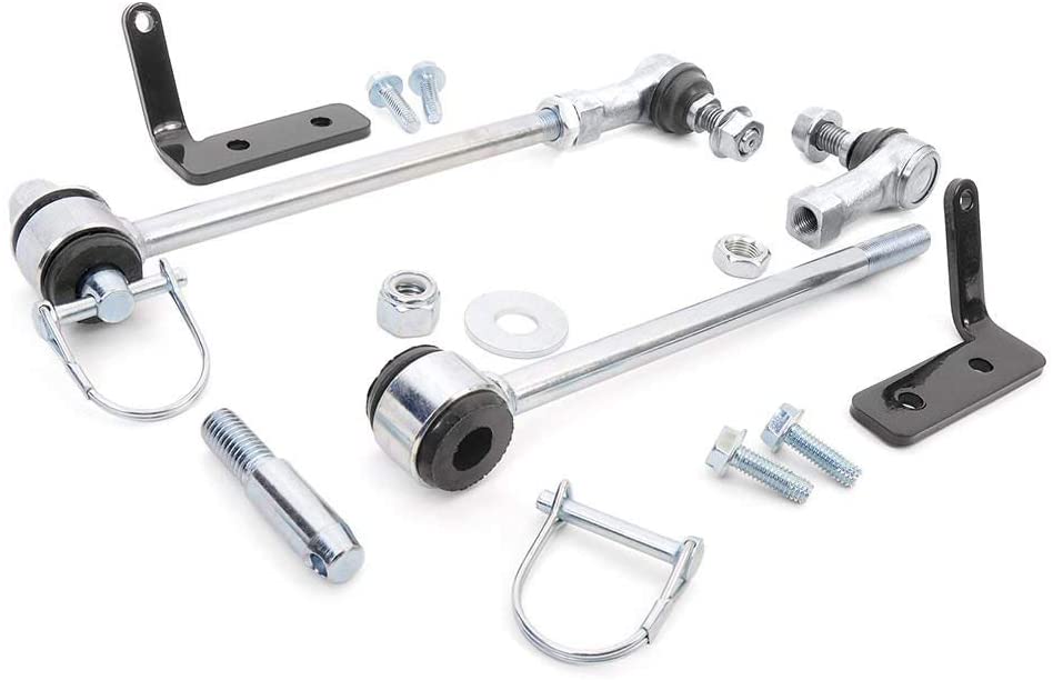 Rough Country Front Sway Bar Quick Disconnects | (fits) 2007-2018 Jeep Wrangler JK | 3.5-6