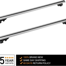 WHEELTECH Roof Rack Cross Bar Rail fit For Jeep Cherokee 2014-2018 Cargo Racks Rooftop Cargo Luggage Baggage silver Crossbars