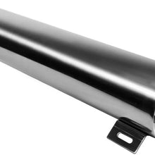DEMOTOR PERFORMANCE 2PCS 3"X 16" Inch Polished Stainless Steel Radiator Overflow Tank Universal Fit