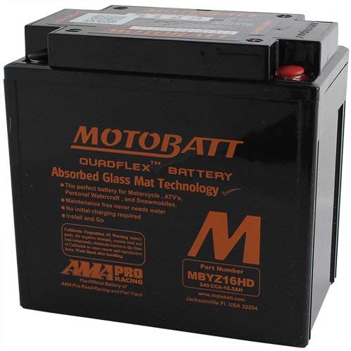 Motobatt MBYZ16HD Battery
