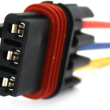 SUBALIGU 6 Pack Pulse Power Plug Connector Compatible with 2018-2020 Polaris Ranger RZR XP 1000 RS1 General Pulse Bus Box Power Harness Pigtail Connector