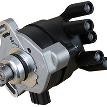 AIP Electronics Complete Premium Electronic Ignition Distributor Compatible Replacement For 1993-1996 Nissan Altima 2.4L KA24DE 22100-1E400 Oem Fit D1E400
