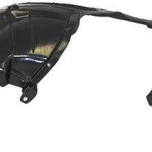 Titanium Plus Autoparts 2008-2013 Compatible With NISSAN Rogue Front Right Passenger Side splash guard splash shield fender liner Liner Apron NI1249117