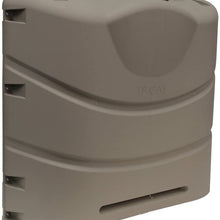 Camco 40539 Heavy-Duty 20lb or 30lb Dual Propane Tank Cover (Black)