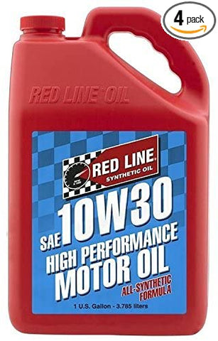 Red Line 11305-4PK 10W30 Motor Oil, 1 Gallon, 4 Pack