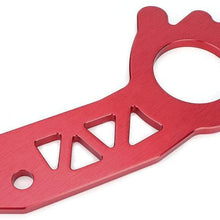 Tow Hook Ring,Universal Red Aluminium Alloy Car Truck Front Rear Tow Hook Ring Kit