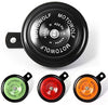 POHU Motorcycle Motocross Universal Electric Horns kit 12V 1.5A 110db Waterproof Round Loud Horn Speakers Motobike Horn motos Trumpet Motorbike Parts (Size : Orange)