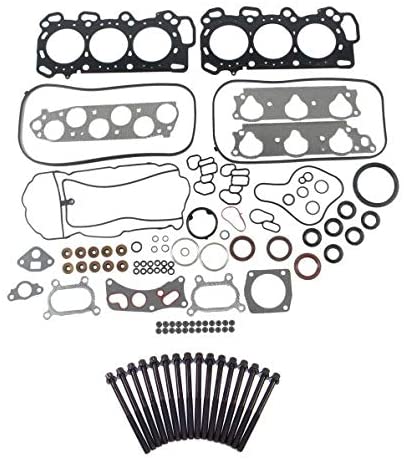 DNJ Head Gasket Set with Head Bolt Kit For 2005-2007 for Honda Accord 3.0L 2997cc V6 SOHC HYBRID ENGINE