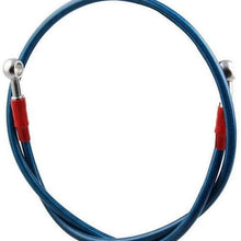 Fangfang 960mm M10 Motocycle ATV Aluminum Flex Hydraulic Brake Clutch Reinforced Oil Hose Line Pipe Racing Bike (Color : Blue) (Blue)