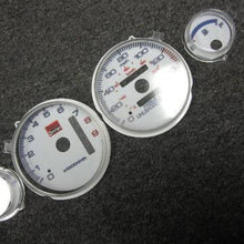 94 95 96 97 98 99 00 01 Acura Integra GSR GS-R Automatic Transmission 7 Color White Face Glow Gauges Dash Light Kit -9K RPM