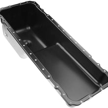 A-Premium Engine Oil Pan Compatible with Chevrolet Ford GMC Kenworth Western Star Peterbilt Freightliner Truck L6 7.2L Diesel (Caterpillar) C7 3126 3126B
