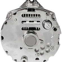 Db Electrical Adr0336-C Alternator Chrome Compatible With/Replacement For Chevrolet General Motors 110 Amp 3-Wire Setup 65, 67-85, Low Cut-In For Higher Charge Rate