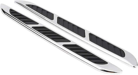 Air Flow Vent,2pcs Car Exterior Hood Side Door Air Flow Vent Cover Intake Grille Decorative Trim Sticker