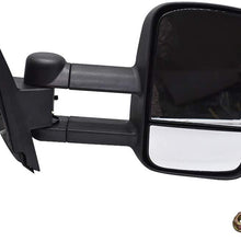 RainMan S Towing Power Heated Signal Side View Mirror fit for Chevy Towing Mirrors Chevrolet Silverado Side Mirror GMC Yukon Tow Mirrors Pair 2007-2013