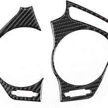 Gorgeri Air Outlet Trim,2pcs Carbon Fiber Left Right Air Vent Outlet Trim Cover Fits for Lexus IS250 300 350C 2006-2012