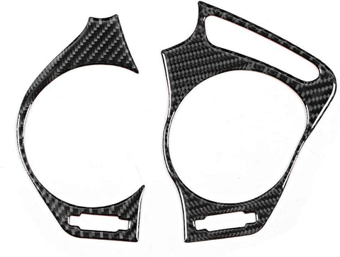 Gorgeri Air Outlet Trim,2pcs Carbon Fiber Left Right Air Vent Outlet Trim Cover Fits for Lexus IS250 300 350C 2006-2012