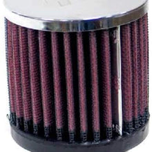 K&N Universal Clamp-On Air Filter: High Performance, Premium, Washable, Replacement Engine Filter: Flange Diameter: 1.5625 In, Filter Height: 3 In, Flange Length: 0.625 In, Shape: Round, RC-0870