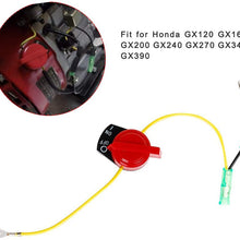 HIFROM On Off Engine Stop Switch with Ignition Coil Replacement for Honda GX120 GX160 GX200 36100-ZE1-015 36100-883-005