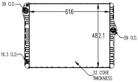 TYC 13353 Replacement Radiator for BMW 528i