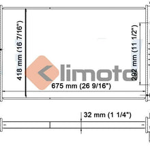 Klimoto Radiator | fits Pontiac GTO 2005-2006 6.0L V8 | KLI2987