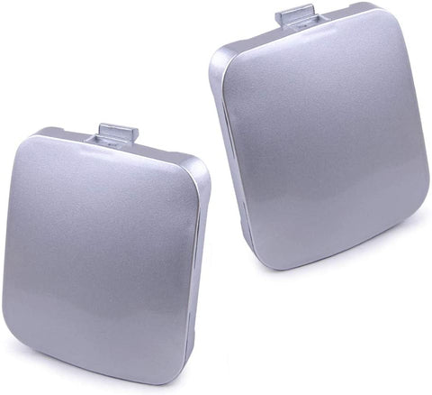Car Accessories DWCX 1 Pair Silver Left Right Front Bumper Tow Hook Eye Cover Cap 532860R020 538250R020 Fit for Toyota RAV4 2009-2011 2012