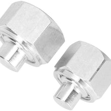 Rear AC Block Off Kit,Akozon 2Pcs Fit for Dodge Caravan 2004-2011 Car Modification Accessories