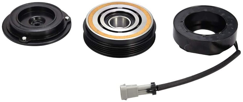 Catinbow AC Compressor Clutch Assembly CS20040 Repair Kit with Pulley Bearing, Electromagnetic Coil & Plate for 00-02 Escalade Tahoe Suburban Yukon Avalanche