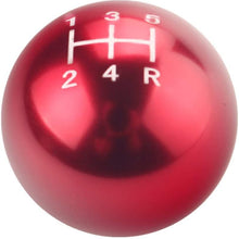 DEWHEL Round Ball Billet M12x1.25 5 Speed Short Throw Shifter Shift Knob MT Manual Gearbox Screw On Titanium