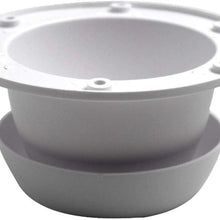 ZSooner RV Roof Ventilation Cap Mushroom Head Shape Round Exhaust Outlet Vent Air Fan for Camper Trailer Motorhome