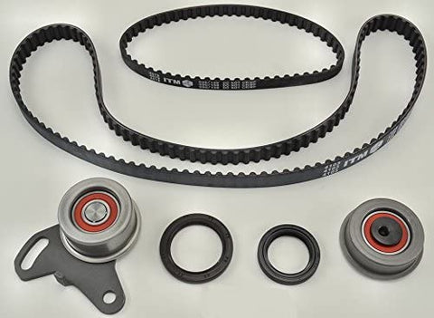 ITM Engine Components ITM124 Timing Belt Kit for 1985-1992 Mitsubishi/Dodge/Hyundai 2.4L L4, G54B/4G64