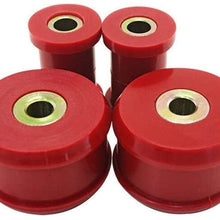 SHOUNAO 6Pcs Car Front Control Arm Bushing Kit Fit for Beetle 98-06 / Golf 85-06 / Jetta 85-06 (Color : Red)