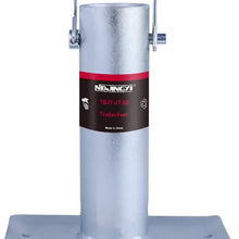 NBJINGYI Tall Trailer Jack Foot Plate 2000LBS Capacity with Pin Base for A-Frame Boat RV Camper Removable